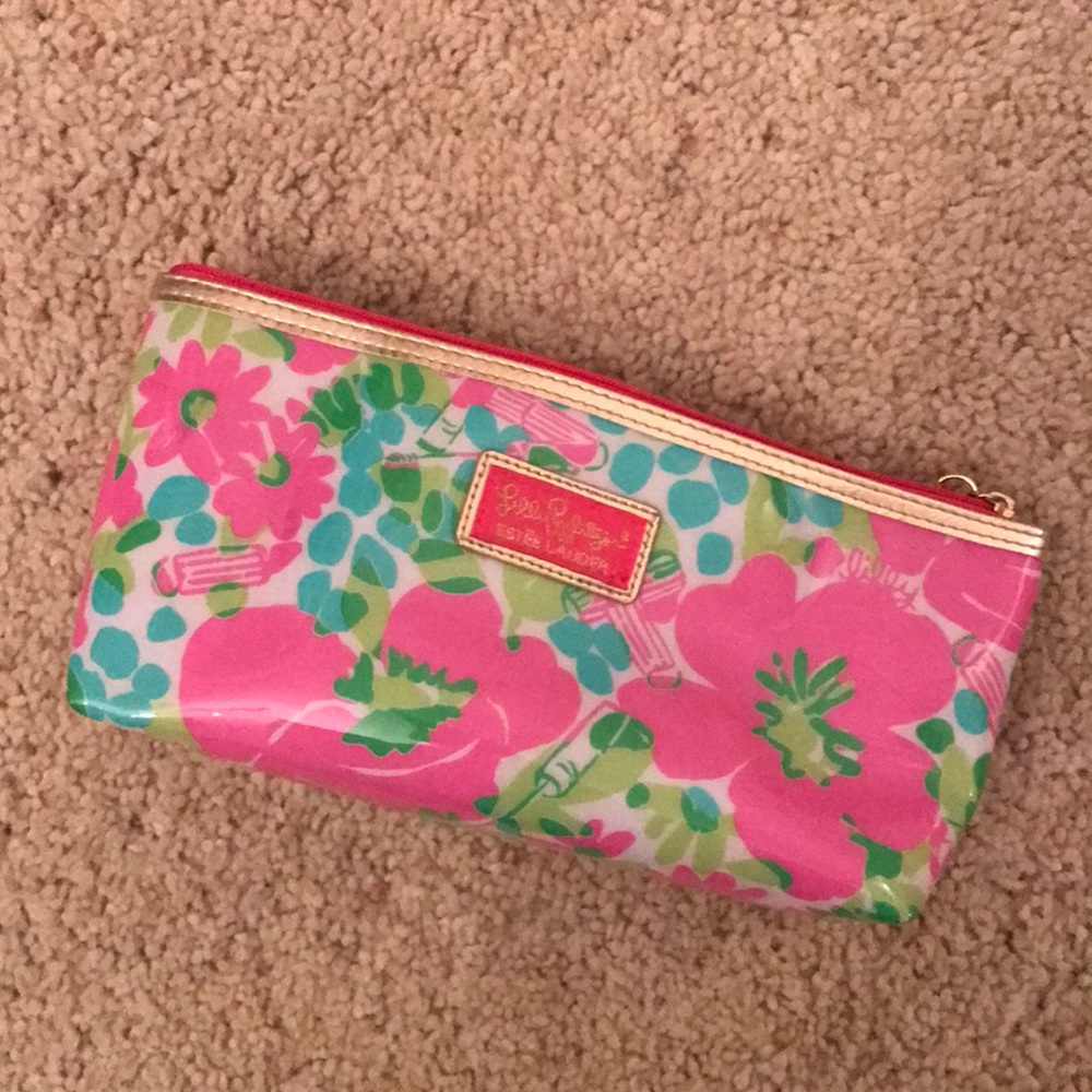Lilly x Estee Lauder pouch